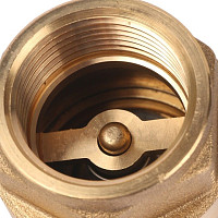 Обратный клапан Stout 1" ВР с металлическим седлом, латунь от Водопад  фото 3
