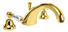 Смеситель на борт ванны Cezares Vintage BVDM-03/24-Sw золото от Водопад  фото 1