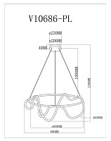 Светильник подвесной светодиодный Stool Group Moderli V10686-PL True от Водопад  фото 5