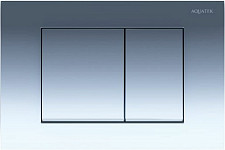 Клавиша Акватек Evolution new KDI-0000010 двойного слива, хром глянец (квадрат) от Водопад  фото 1