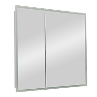 Зеркальный шкаф Континент Reflex 800х800, датчик движения, 2 створки, 2 полки, петли Firmax, пластиковый фасад от Водопад  фото 1
