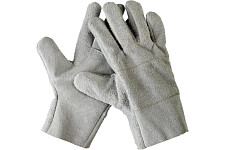 Перчатки рабочие Сибин 1134-XL размер XL кожаные из спилка от Водопад  фото 1