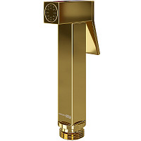 Лейка гигиеническая WasserKRAFT A216 с фиксатором, золото от Водопад  фото 1
