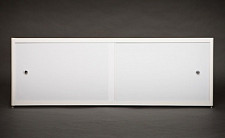 Экран под ванну A-Screen 4 дв. белый глянец (композит) 900-1200мм, высота (до 650мм) белый/серый/черный профиль от Водопад  фото 1