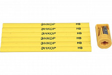 Набор карандашей Энкор 3684 6 шт + точилка от Водопад  фото 2