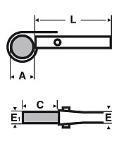 Ключ трубный VIRAX ремешковый до 2", длина 450 мм, ширина 30 мм от Водопад  фото 2