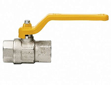 Газовый кран Itap 066 1.1/2" В-В, ручка, никелированная латунь от Водопад  фото 1