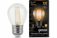 Лампа Gauss Filament Шар 105802105 филаментная, 5W, Е27 от Водопад  фото 2