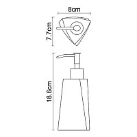 Дозатор для жидкого мыла WasserKRAFT Ohre K-37799 от Водопад  фото 2
