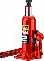 Домкрат Stayer RED FORCE 43160-2-К гидравлический бутылочный в кейсе 2т 181-345 мм от Водопад  фото 1