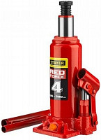 Домкрат Stayer RED FORCE 43160-4 гидравлический бутылочный 4т 194-372 мм от Водопад  фото 1