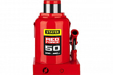 Домкрат Stayer RED FORCE 43160-50 гидравлический бутылочный 50т 300-480 мм от Водопад  фото 2