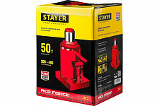 Домкрат Stayer RED FORCE 43160-50 гидравлический бутылочный 50т 300-480 мм от Водопад  фото 5