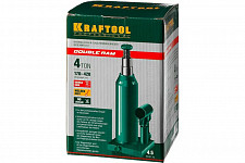 Уценка. Домкрат Kraftool DOUBLE RAM 43463-4 двухштоковый бутылочный, с увеличенным подъемом 4т 170-420мм, УЦ-ОПТ-000000543 от Водопад  фото 6