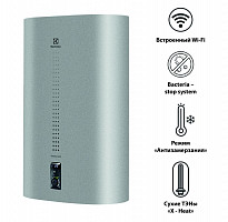 Водонагреватель Electrolux EWH-80 Centurio IQ 3.0 НС-1449186 Silver 80л Wi-Fi 0.7-1.3-2 кВт от Водопад  фото 1