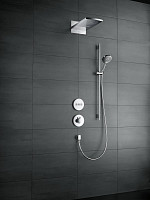 Смеситель для душа Hansgrohe ShowerSelect S 15742000 встраиваемый, термостат, хром от Водопад  фото 2