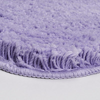 Коврик для ванны WasserKraft Kammel Pastel Lilac 57х90, микрофибра, термопластичная резина от Водопад  фото 3