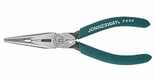 Длинногубцы Jonnesway P066 прямые, многофункциональные, с ПВХ рукоятками, 160 мм от Водопад  фото 1
