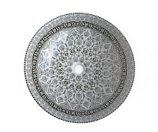Раковина накладная Bronze de Luxe Марракеш 1008G  405х405х125, цвет серый от Водопад  фото 2
