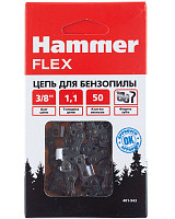 Цепь пильная Hammer Flex 401-943, шаг 3/8'' (0,375"), паз 1,1 мм, 50 звеньев от Водопад  фото 3