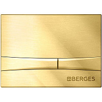 Кнопка смыва Berges Novum F9 040059, золото от Водопад  фото 1