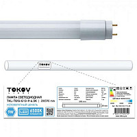 Лампа светодиодная Tokov Electric TKL-T8/G-G13-9-6.5K, 9 Вт, линейная T8 6500 К, G 13, 176-264 В (TKL) от Водопад  фото 1