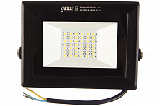Прожектор Gauss Qplus 613511330 30W, черный от Водопад  фото 2