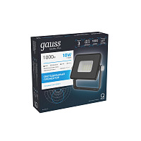 Прожектор Gauss Qplus 613511310 10W, черный от Водопад  фото 2