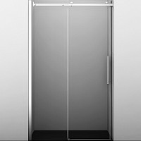Душевая дверь WasserKRAFT Alme 15R30 1300х2000, прозрачное стекло, профиль серебро от Водопад  фото 1