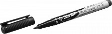 Пермаментный маркер Зубр МП-100 06320-2 черный, 1 мм заостренный от Водопад  фото 1
