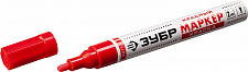 Маркер-краска Зубр МК-750 06325-3 красный, 2-4 мм, круглый наконечник от Водопад  фото 1