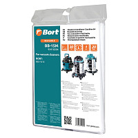 Комплект мешков пылесборных для пылесоса Bort BB-15M (BSS-1015) 93410204 от Водопад  фото 1
