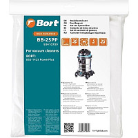Мешок пылесборный для пылесоса Bort BB-25PP 5 шт (BSS-1425PowerPlus) 93410709 от Водопад  фото 1