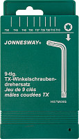 Комплект Jonnesway H07M09S угловых ключей "TORX" от Водопад  фото 2