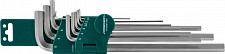 Комплект Jonnesway H03SM109S угловых шестиграников EXTRA LONG 1, 5-10мм, 9 предметов S2 материал от Водопад  фото 1