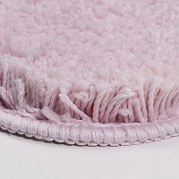 Коврик для ванны WasserKraft Kammel Chalk Pink 55х57, микрофибра, термопластичная резина от Водопад  фото 3