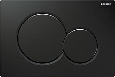 Кнопка смыва Geberit Sigma 01 115.770.DW.5, черная, пластик от Водопад  фото 1