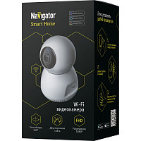 Видеокамера Navigator Smart Home 360 градусов IP20 FHD NSH-CAM-01-IP20-WiFi 14546 от Водопад  фото 2