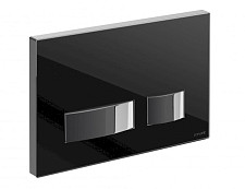Кнопка смыва Cersanit Movi P-BU-MOV/Blg/Gl, стекло, черная от Водопад  фото 3