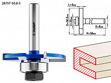 Фреза горизонтально-пазовая Зубр Профессионал 28757-50.8-5 50,8x5 мм, хвостовик 8 мм от Водопад  фото 2