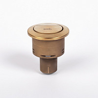 Кнопка слива Iddis 92038BR2AR для арматуры, 2-уровневая, 38 мм, бронза от Водопад  фото 1