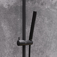 Душевая система Damixa Scandinavian Pure 936730300 с полкой, черный от Водопад  фото 5