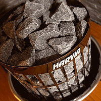 Электрическая печь Harvia CILINDRO PC70 HPC700400M со встроенным пультом, черная от Водопад  фото 5
