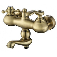 Смеситель для ванны и душа Kaiser Logo 47722-1Br бронза от Водопад  фото 1