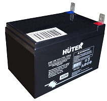 Аккумуляторная батарея Huter АКБ 64/1/23 12В 12Ач от Водопад  фото 1