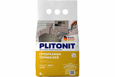 Смесь Plitonit СуперКамин ТермоКлей 6674 5 кг от Водопад  фото 1