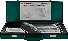 Набор ключей Jonnesway W26116S гаечных комбинированных в кейсе, 6-24 мм, 16 предметов от Водопад  фото 1