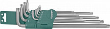 Набор ключей торцевых TORX® H12S110S удлиненных Т9-50, 10 предметов от Водопад  фото 1