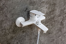Душевой комплект Orange Aristo M19-311w со смесителями, белый от Водопад  фото 3