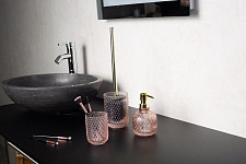 Дозатор для жидкого мыла Ridder Jade 2164502 розовый прозрачный от Водопад  фото 2